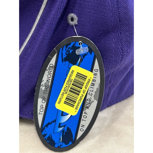 Top of the World Cap Hat Unisex One Fit Blue Kansas State Wildcats Licensed Cap - Picture 6 of 10